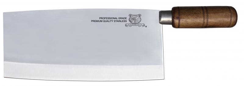 8 1/2-inch Chinese Style Cleaver with Wooden Handle 1 8 1/2-inch Chinese Style Cleaver with Wooden Handle